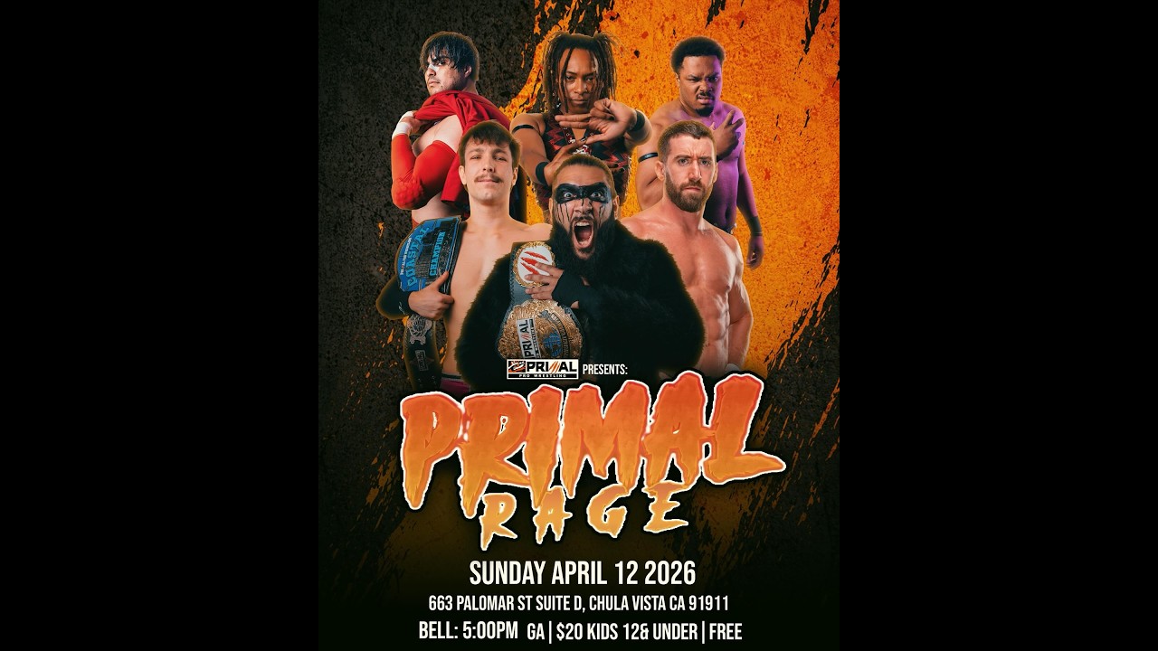 Primal Pro Wrestling - PRIMAL RAGE - Apr 12, 2026