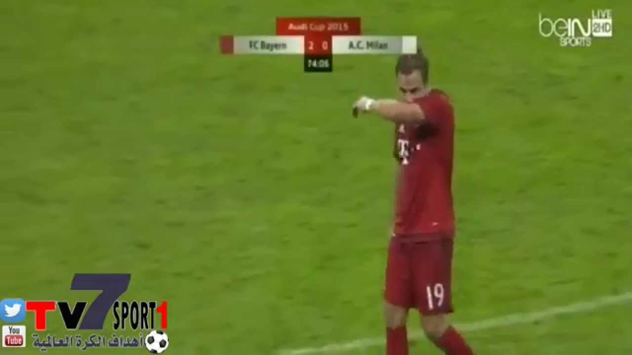 اهداف مباراة بايرن ميونخ وميلان 3-0 [2015/08/04] تعليق حسن العيدروس [HD]
