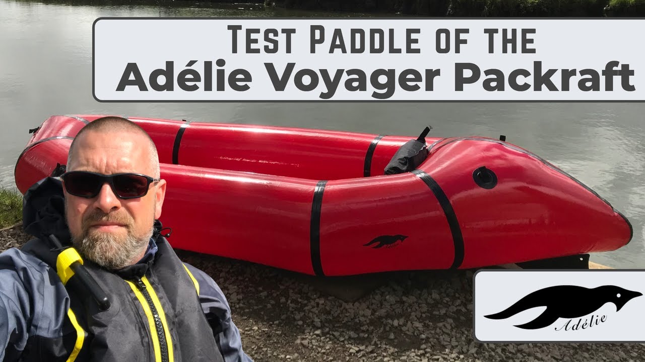Test Paddle of the Adelie Voyager Packraft.