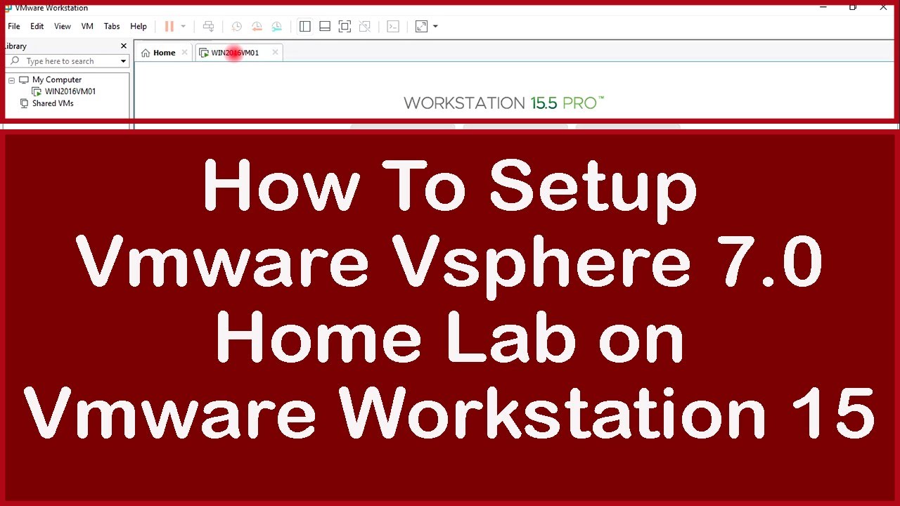 Vmware Home Lab 7.0:VMware vSphere 7.0 Home Lab on VMware Workstation 15(ESXi 7,vCenter 7 and iSCSI)