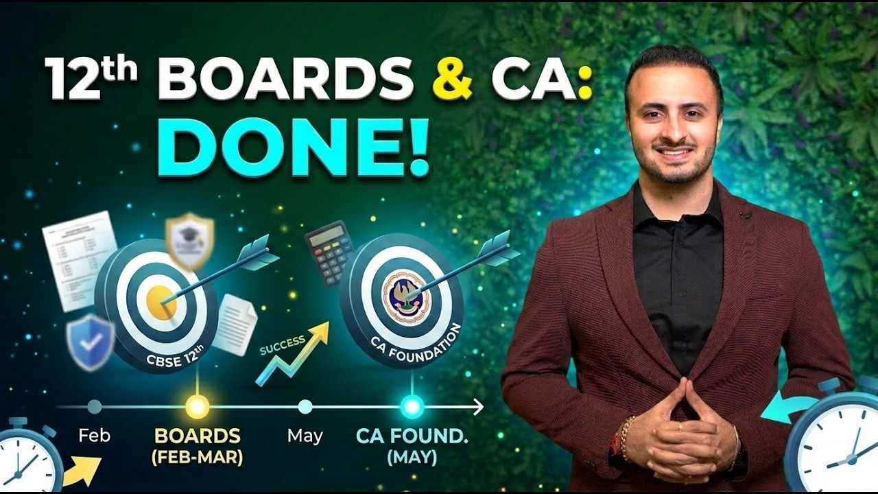 How to Score 95% in Boards & CRACK CA Foundation in May 2026🔥 - CA Tejas Suchak