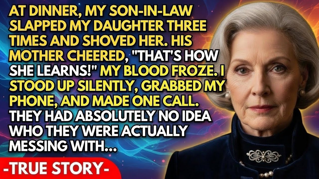 Son In Law Slapped My Daughter, His Mom Cheered… Then I Made A Call To Ruin Him