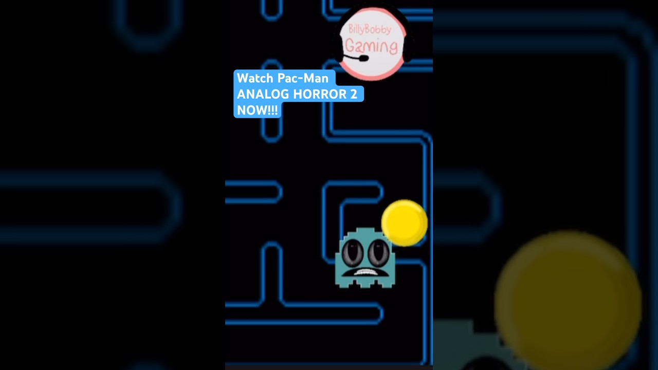Pac-Man Analog horror 2 (INKY) #analoghorror #pacman