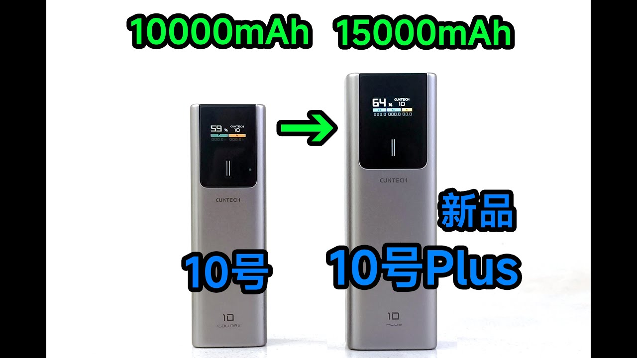 酷态科新品 10号Plus充电宝 超详细评测