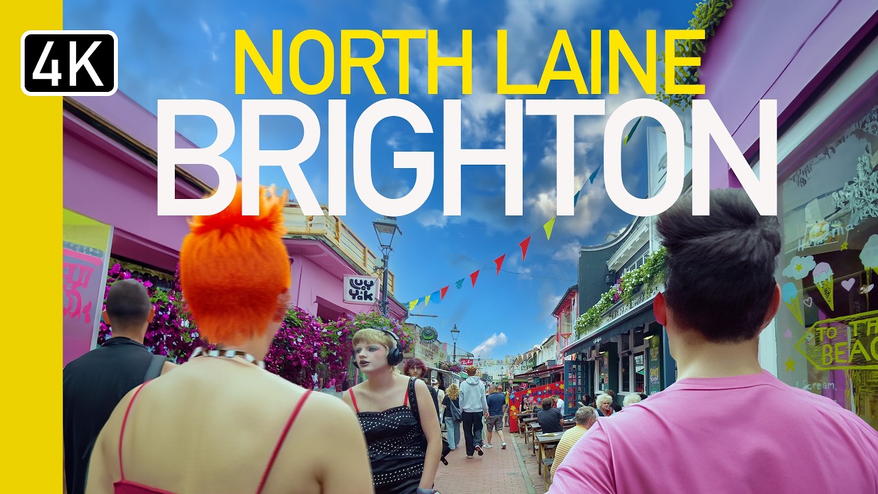 4K Brighton Walking Tour of North Laine - What's it like Today?