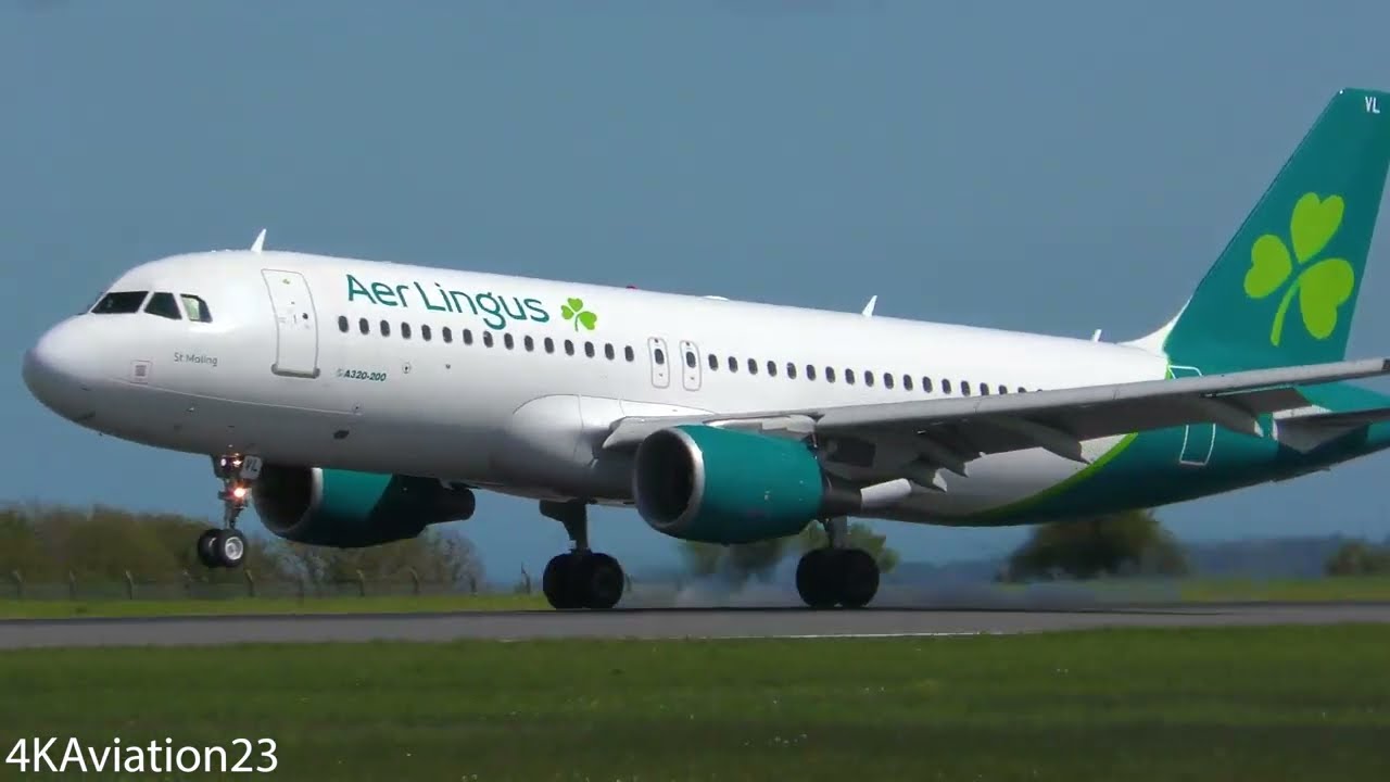 [4K] BEAUTIFUL SUNNY ARRIVALS AT CORK AIRPORT