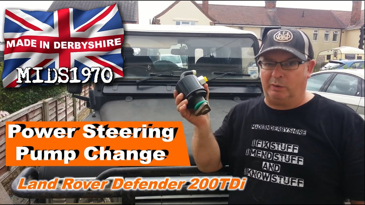 Power Steering Pump Change Land Rover Defender 200TDi