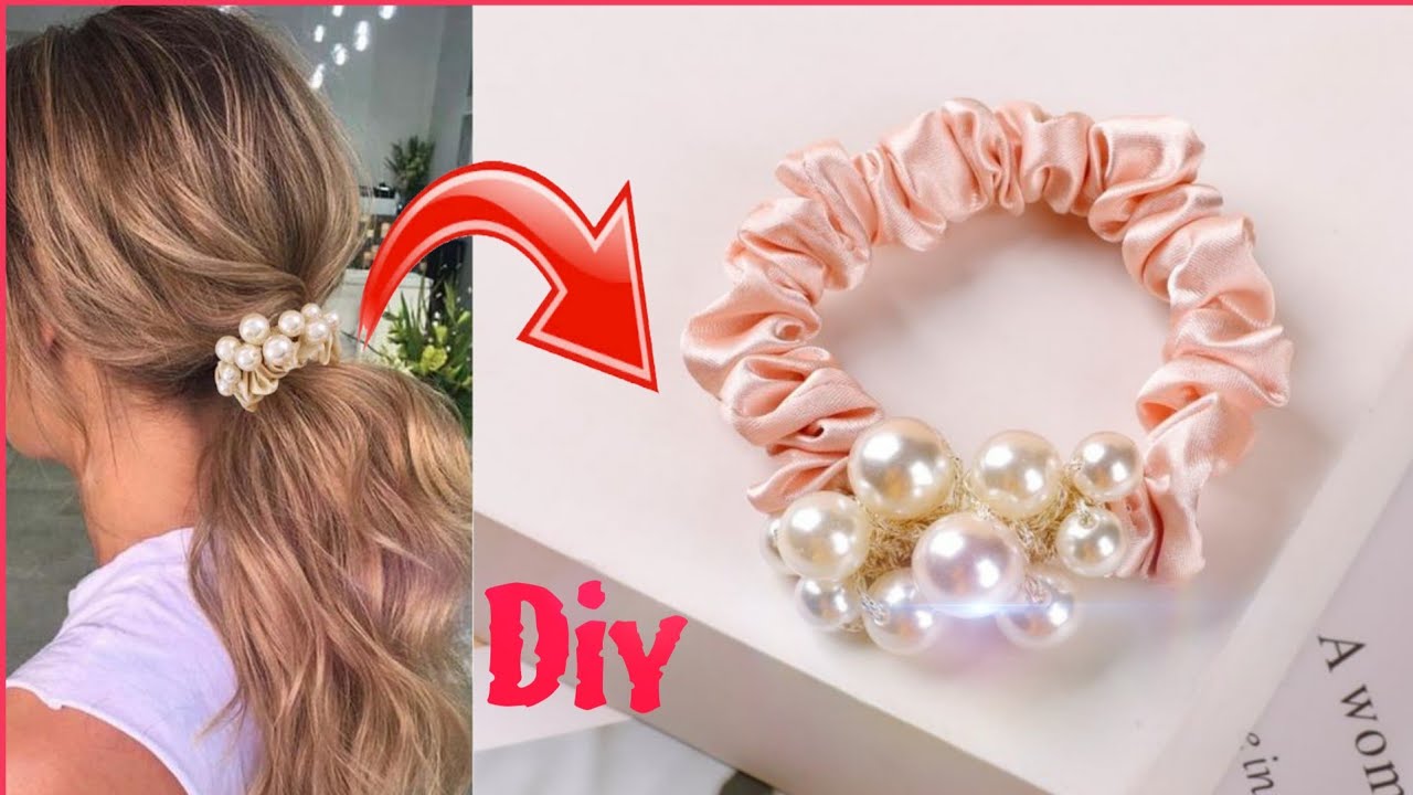Cómo hacer un Scrunchie de Tela/Coleteros para el Cabello/Laço de Cabelo