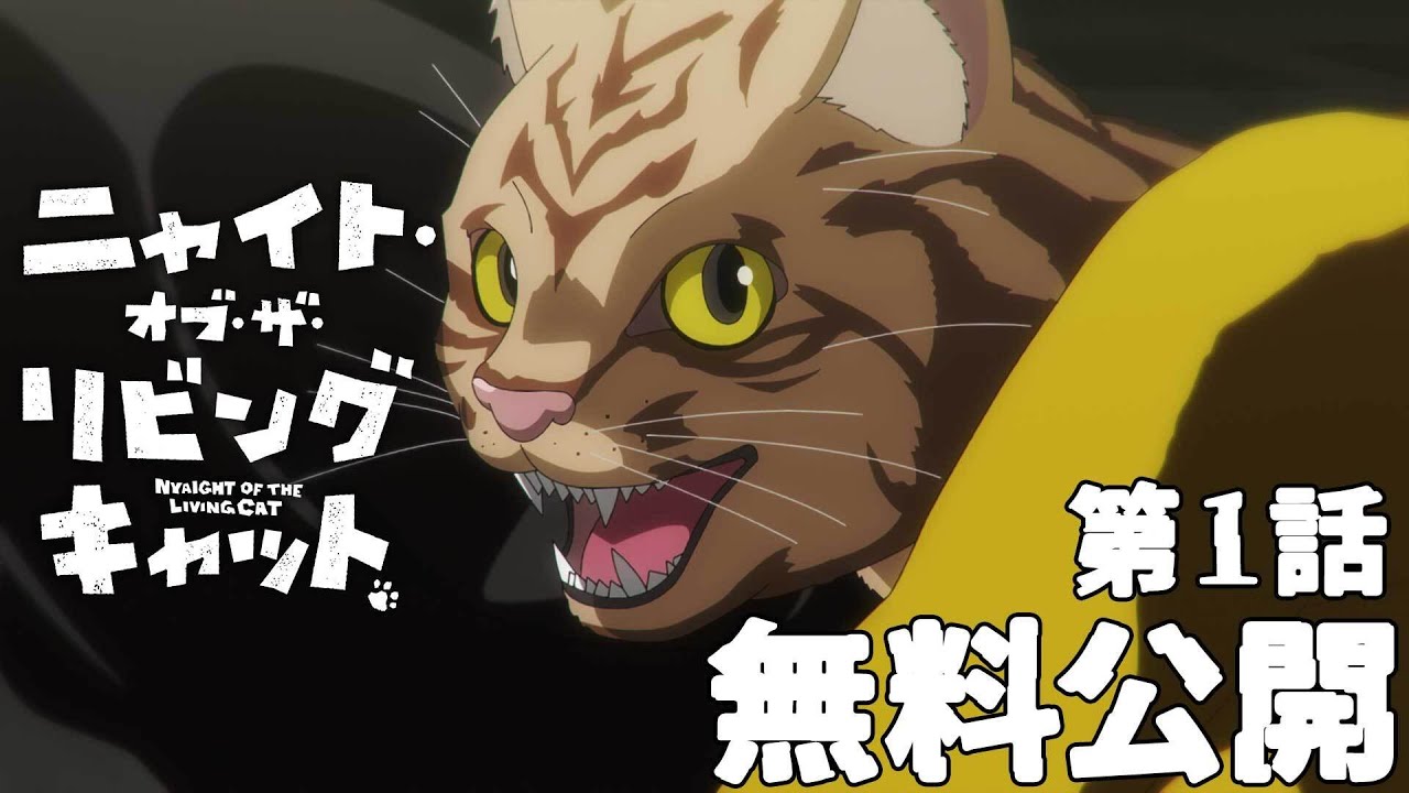 【🐈🐈‍⬛本編無料公開中🐈‍⬛🐈】TVアニメ『ニャイト・オブ・ザ・リビングキャット』Chapter１「すべてが猫になる」