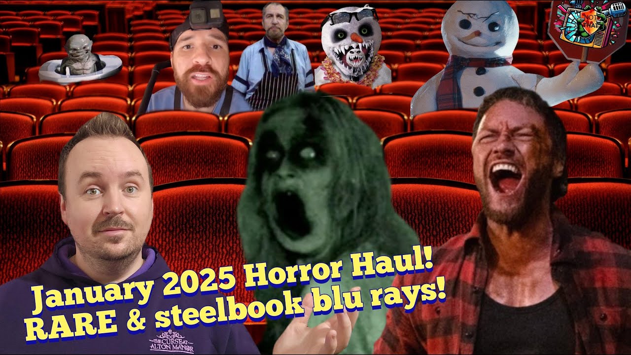 January Horror haul! Blu rays, steelbook & Kickstarter release & RIP David Lynch