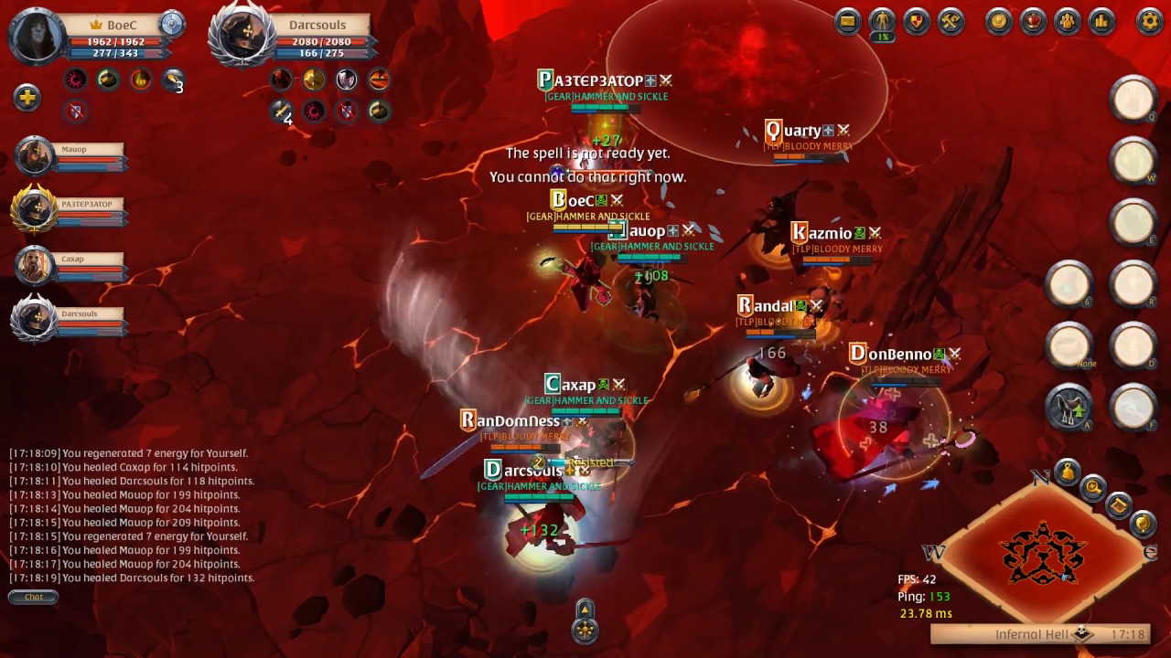 Stair Team of Hammer and Sickle Guild in Albion Online - HG 118 - Bloody Merry