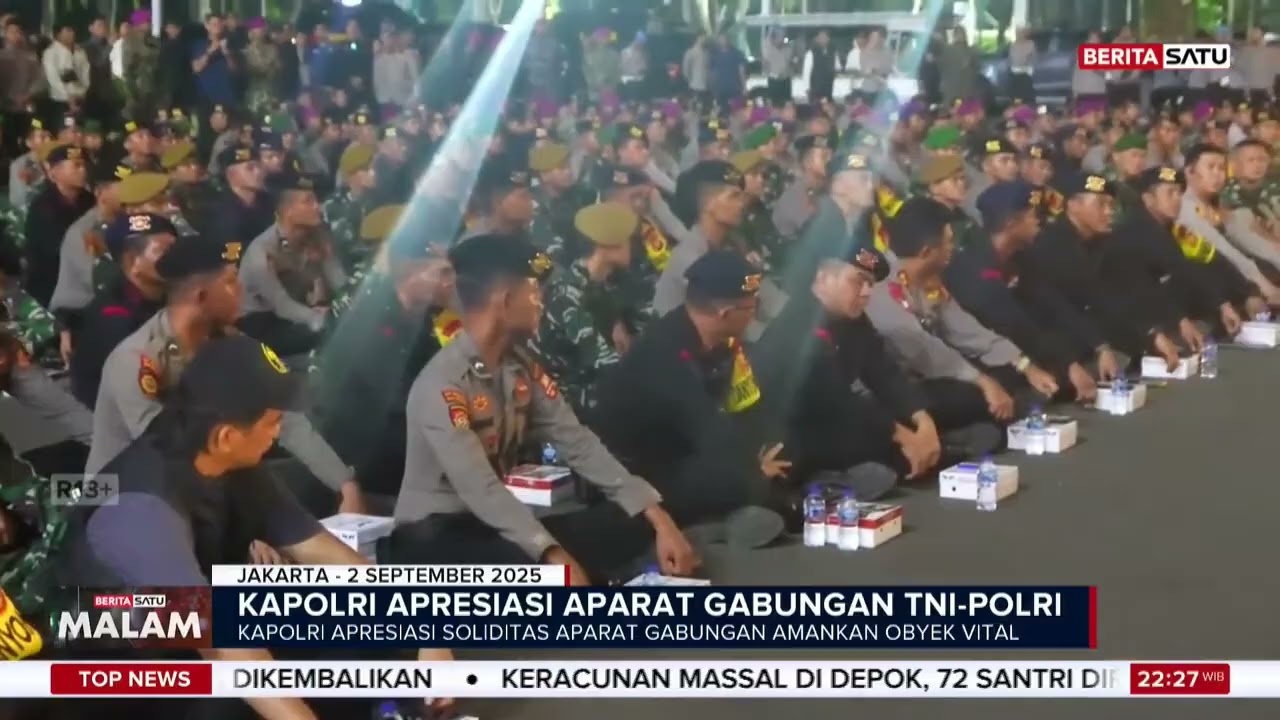 Kapolri Listyo Sigit Apresiasi Personel TNI-Polri Jaga DPR/MPR #Beritasatu
