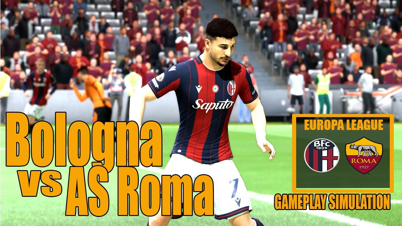 Болонья против Рима | Симуляция игрового процесса Лиги Европы УЕФА | Обзор матча от EA FC
