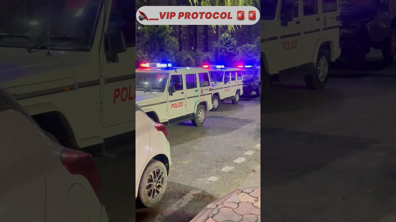 📢VIP PROTOCOL🚨   #protocol #police #siren #sirenchallenge #suscribe #kafila