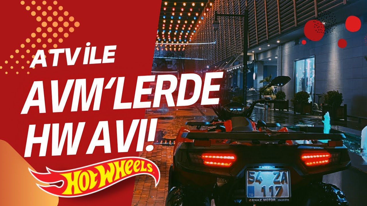 ATV ile AVM’lerde HOT WHEELS AVI!/ AVM’leri Alt Üst Ettik!?