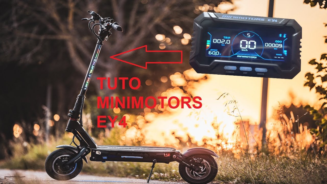 TUTO - MONTAGE ECRAN EY4 MINIMOTORS ( DUALTRON / SPEEDWAY )