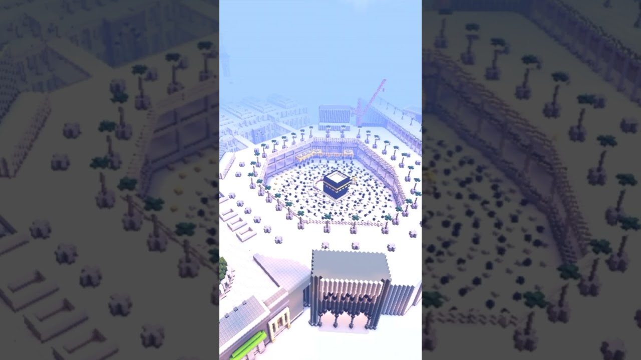 Mekah Versi Asli Dan Versi Minecraft