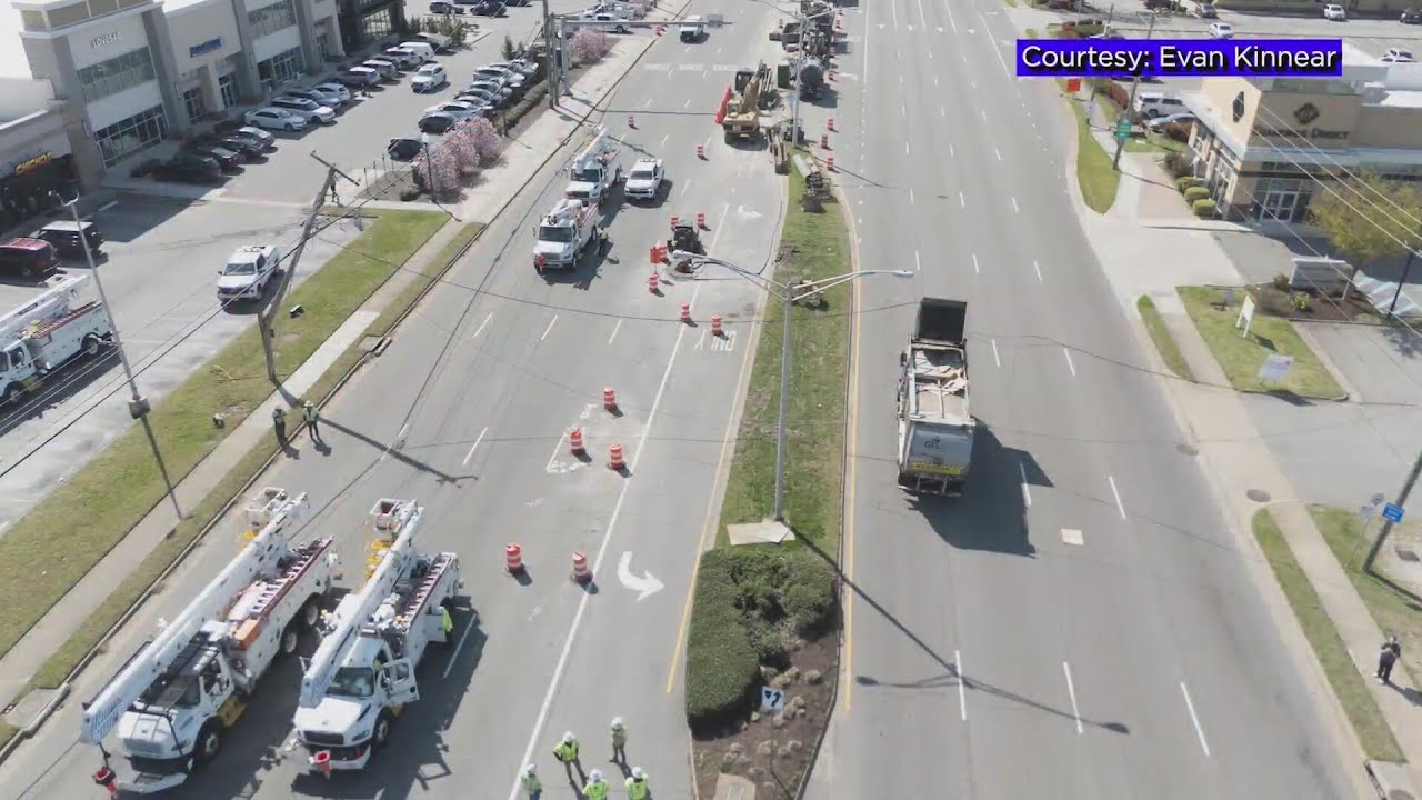 Crash leads to power outages in Virginia Beach