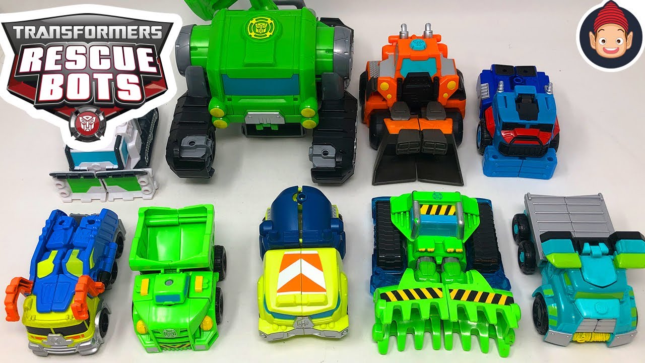 Transformers Rescue Bots Toys Featuring Transforming Robot Construction Vehicles 트랜스포머 トランスフォーマー