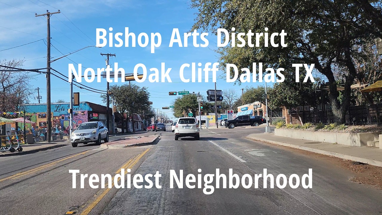 Exploring Bishop Arts District – Dallas’ Trendiest Neighborhood Drive/walk Tour TX US Jan 2026