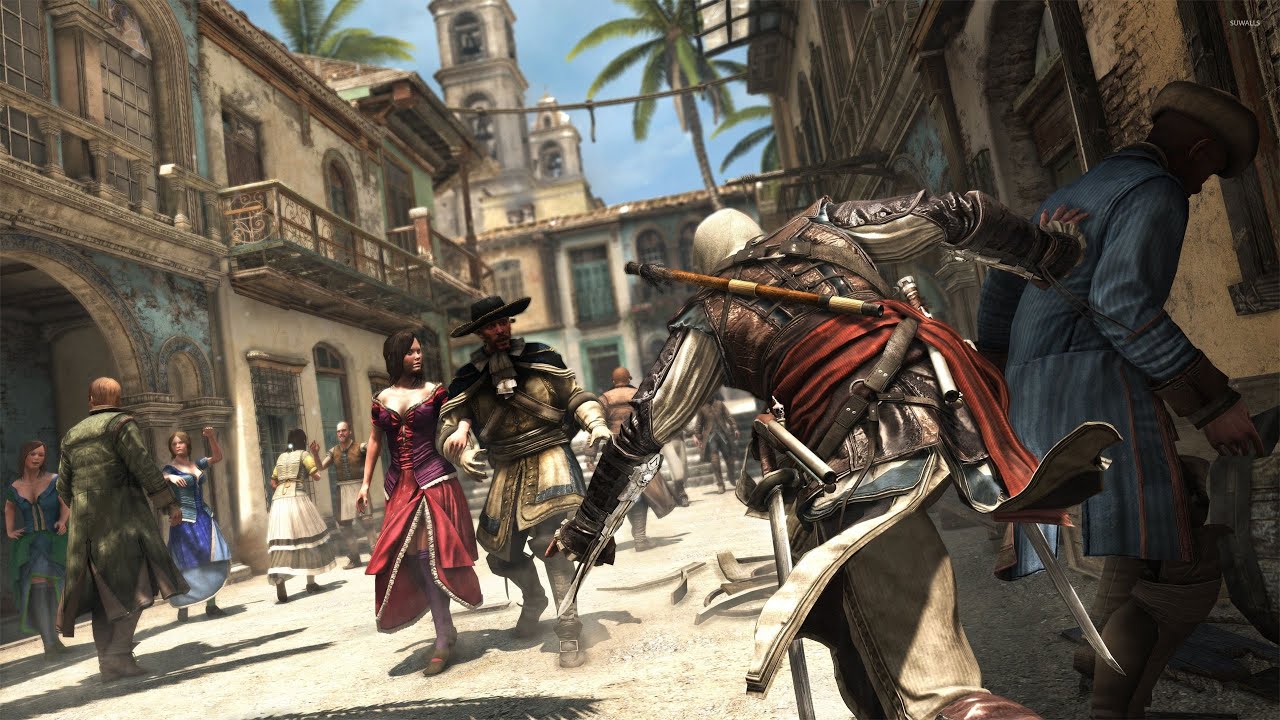 🌿Assassin's Creed IV: Black Flag🌿 Every Assassin's Creed Cinematic😅🎯
