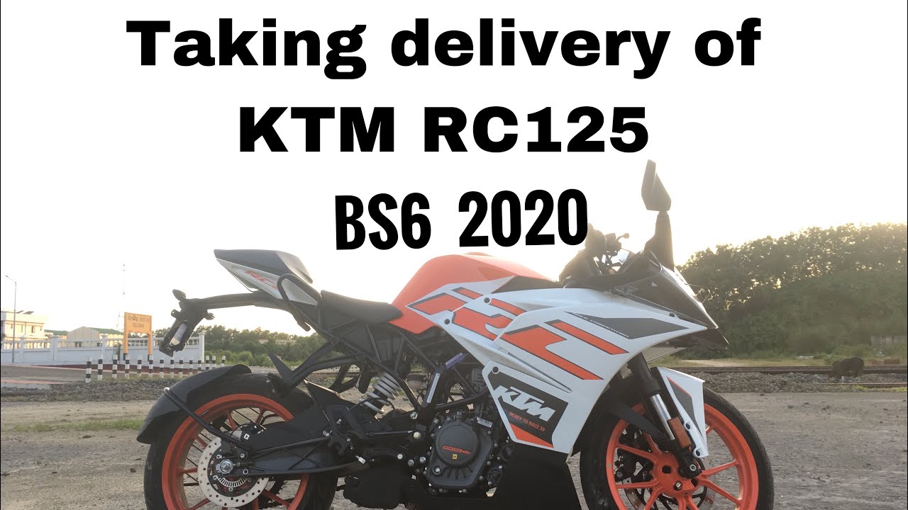 Taking Delivery ktm RC125   || Buying new KTM RC125 || BS6 ||2020