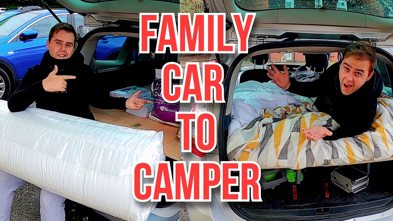 Как превратить автомобиль в микрокемпер-фургон Stealth в Великобритании | Бюджетная сборка своими...