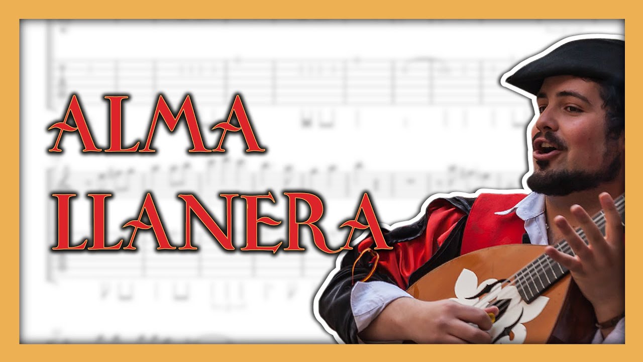 Cómo tocar ALMA LLANERA | Bajo y laúd | partitura cifrada