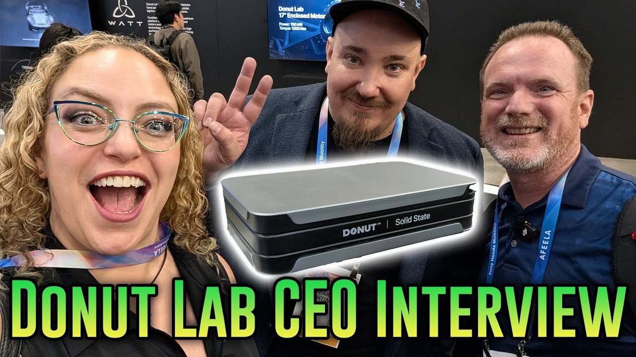 EV Battery Breakthrough! Donut Lab Solid-State Battery & CEO interview!