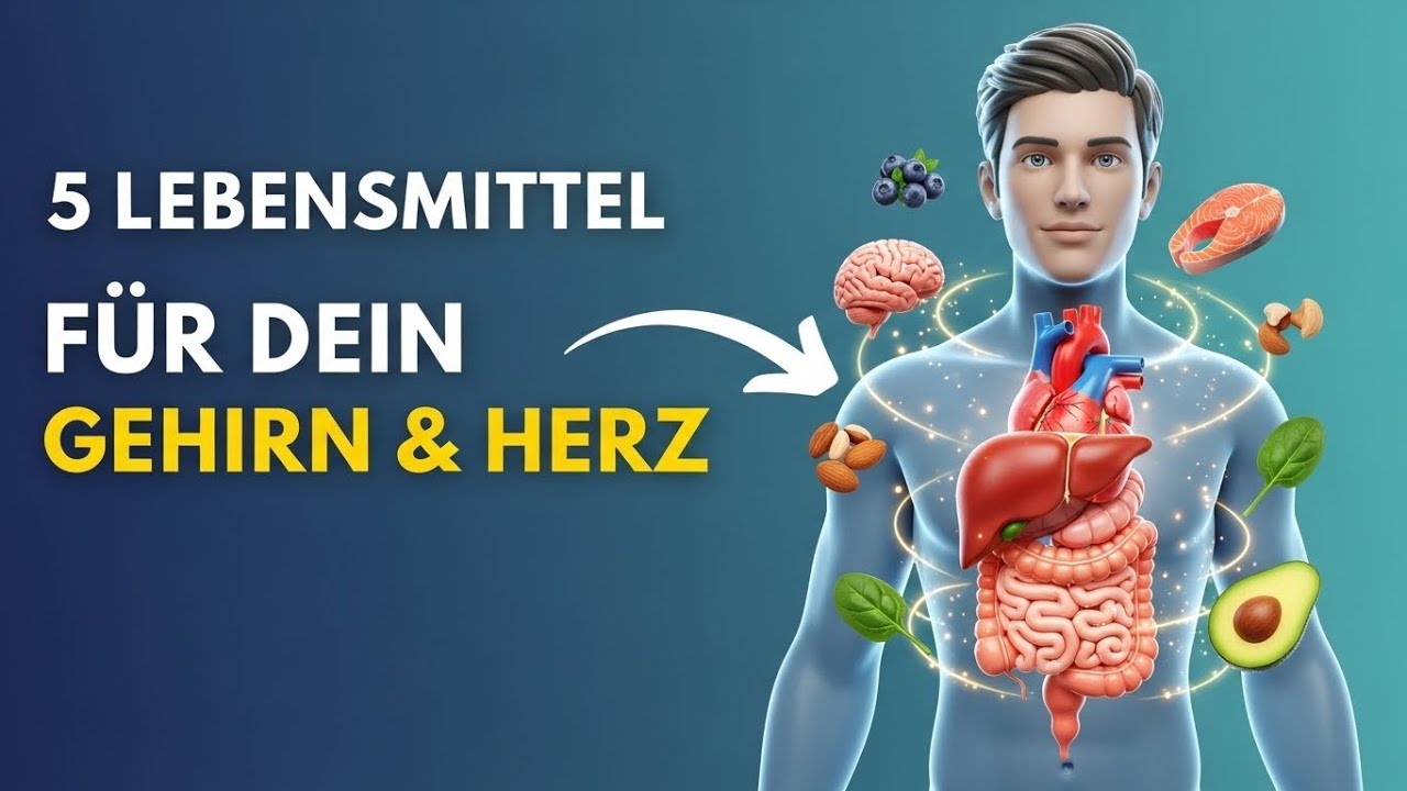 5 Lebensmittel, die dein Gehirn, Herz und deine Organe stärken | Ernährung & Organe