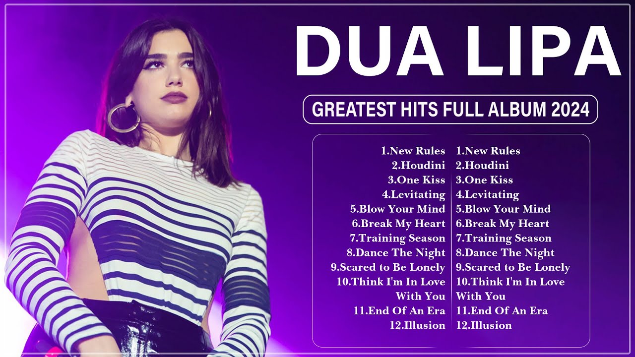 Dua Lipa Songs Playlist 2024 | The Best Of Dua Lipa | Greatest Hits Full Album 2024