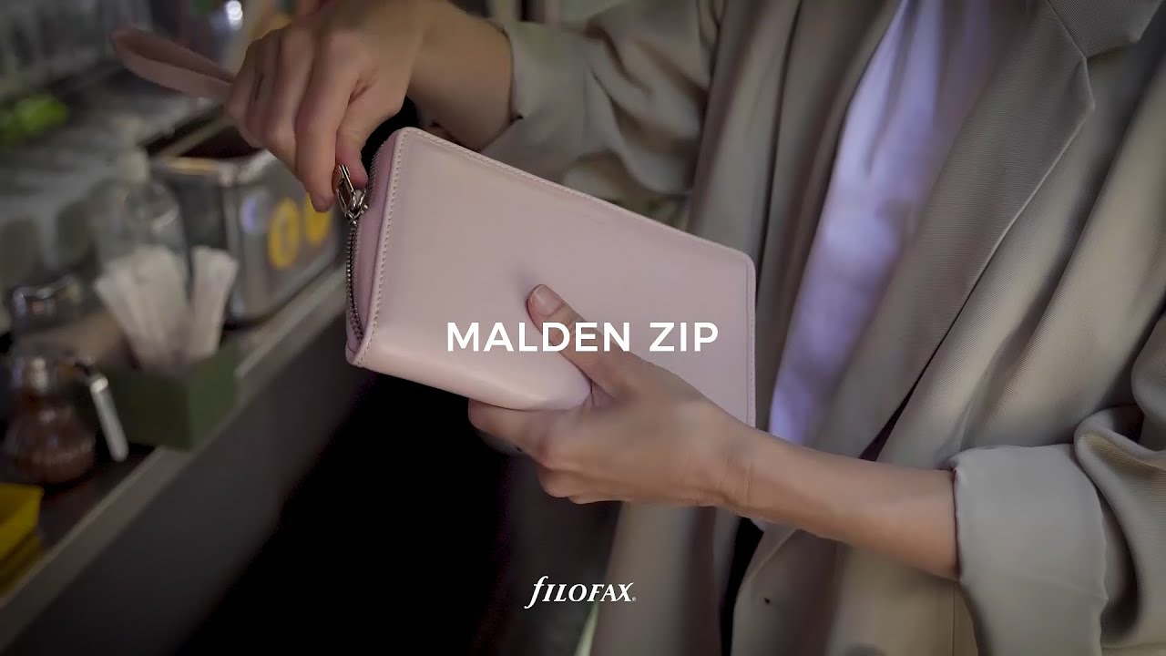Malden Zip by Filofax -  Perfect for on the go, budgeting and planning!