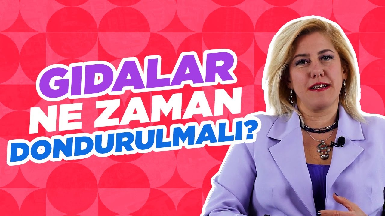 Gıda Derin Dondurucuda Beklerse Bozulur Mu? | Gıda Mühendisi Ebru Akdağ