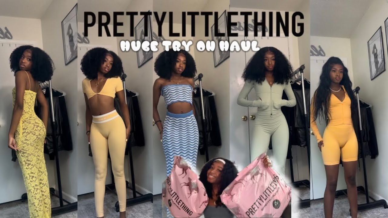 HUGE PRETTY LITTLE THING HAUL 🦄 2024 SUMMER/ FALL FINDS + BACK TO SCHOOL FINDS 🫧 SETS, SKIRTS + more