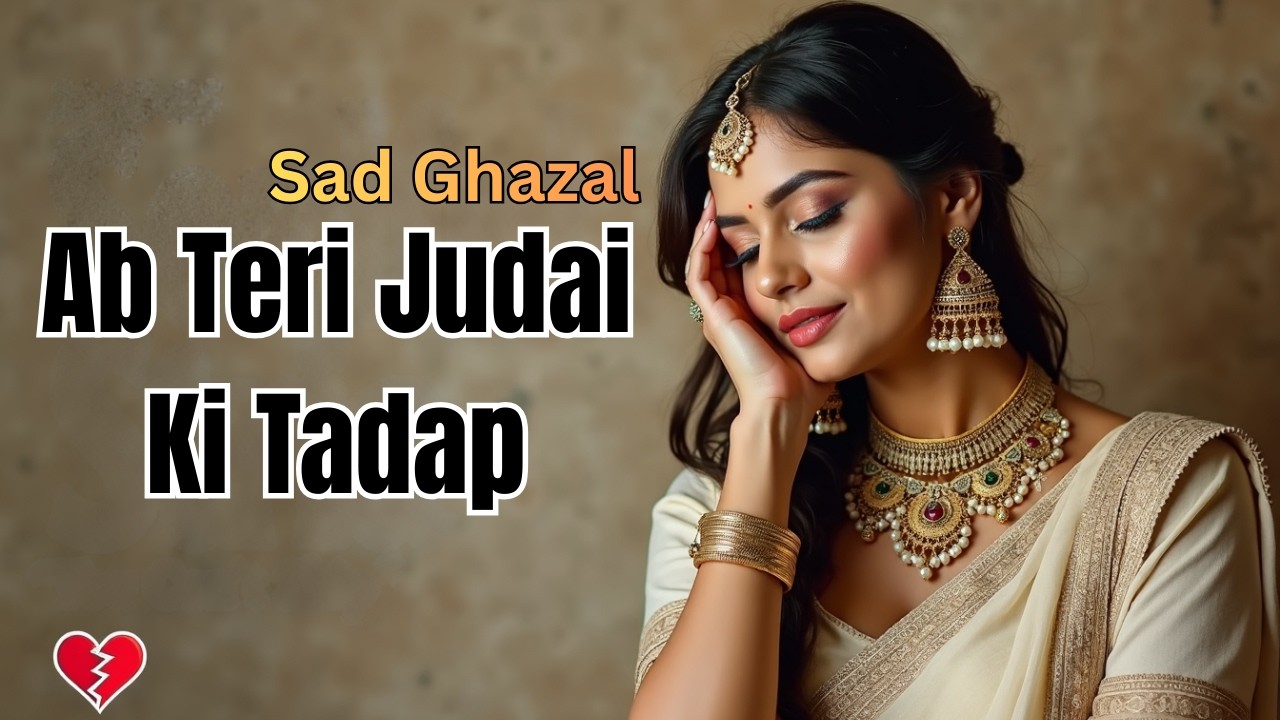 Ab Teri Judai Ki Tadap Ne Mujhe Maar Dala  - Full Agony Urdu Ghazal