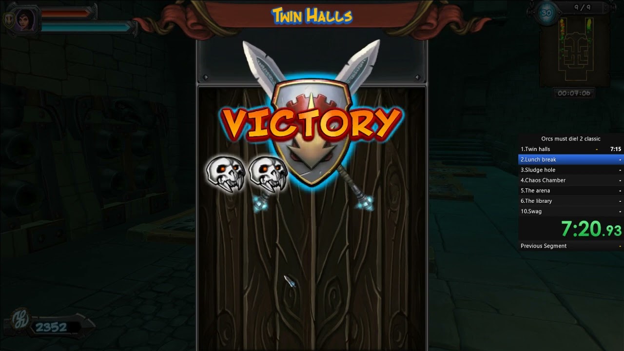 Orcs Must Die! 2 speedrun NG classic [WR] | 1:10:06
