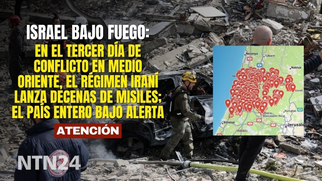 Israel bajo fuego: régimen iraní lanza decenas de misiles y el país entero está bajo alerta