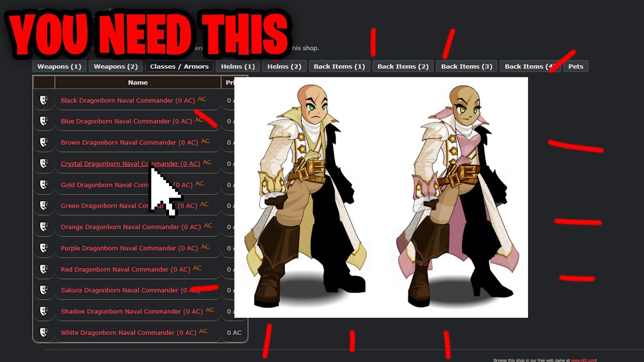 Really Helpful Browser Extension That Lets You Preview Items on AQW Wiki Better!