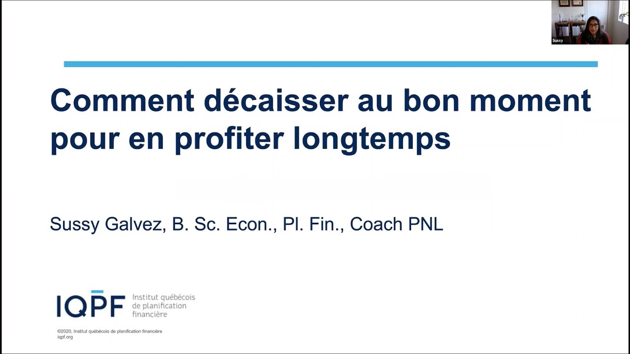 Comment décaisser au bon moment pour en profiter longtemps?