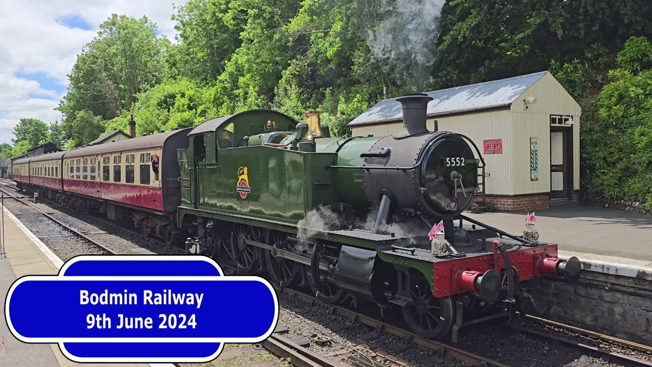 Sun, steam engines and Cornish cream tea... What else could you want? Bodmin Railway - 9th June 2024
