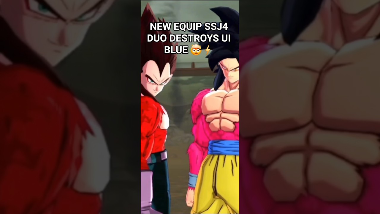 💥 Watch the SSJ4 duo wreck UI Blue with NEW Unique Equipment!