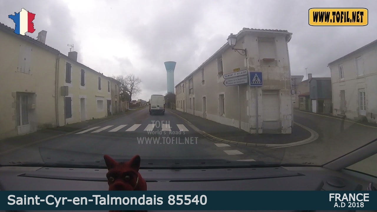 Saint Cyr en Talmondais 85540 FRANCE 2018 Driving Road Trip WWW.TOFIL.NET