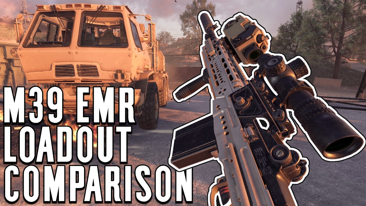 M39 EMR Comparing Attachments - Battlefield 6