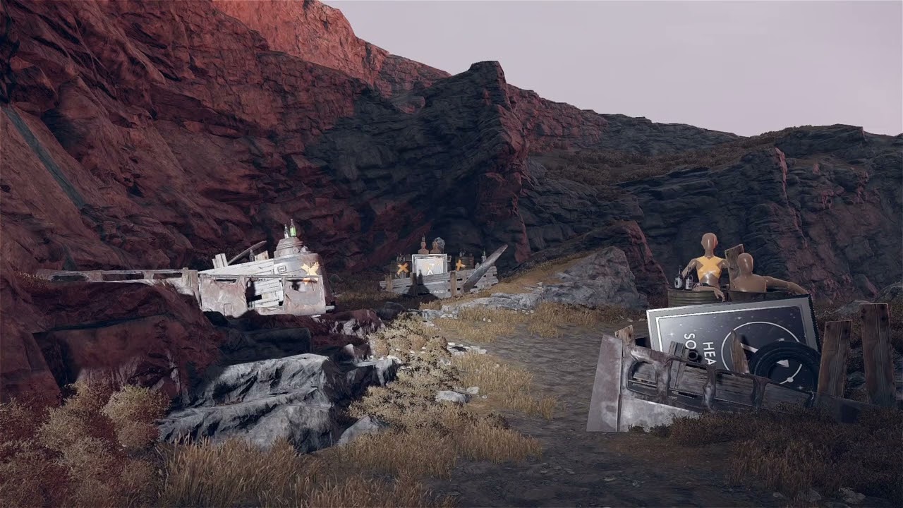 DEATHLOOP Ambiance: Beach Cliffs (Colt's starting area) (white noise, waves, wind, ambient music)
