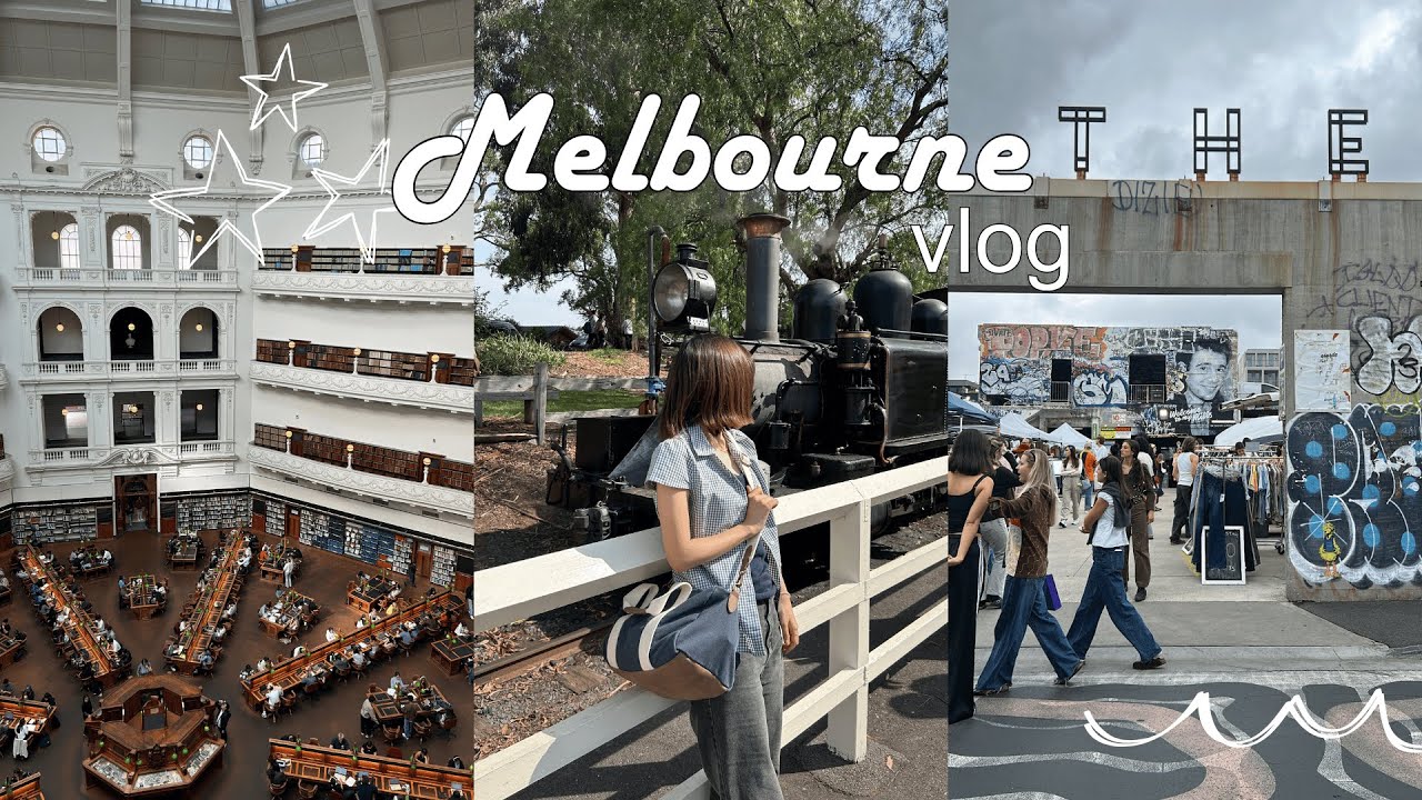 Melbourne (+Brisbane) Vlog🇦🇺 | 1週間ひとり旅 | 世界一住みやすい街メルボルン☕️