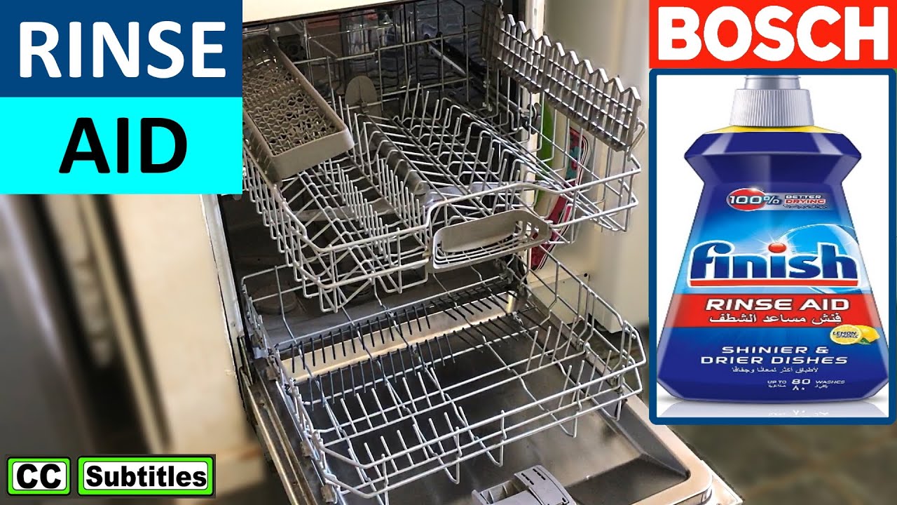 How to add Rinse Aid to a Bosch Dishwasher for Sparkling Glasses, Plates and Cutlery