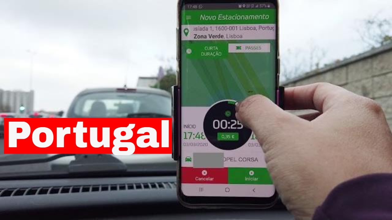 Como usar Via Verde Estacionar em PORTUGAL