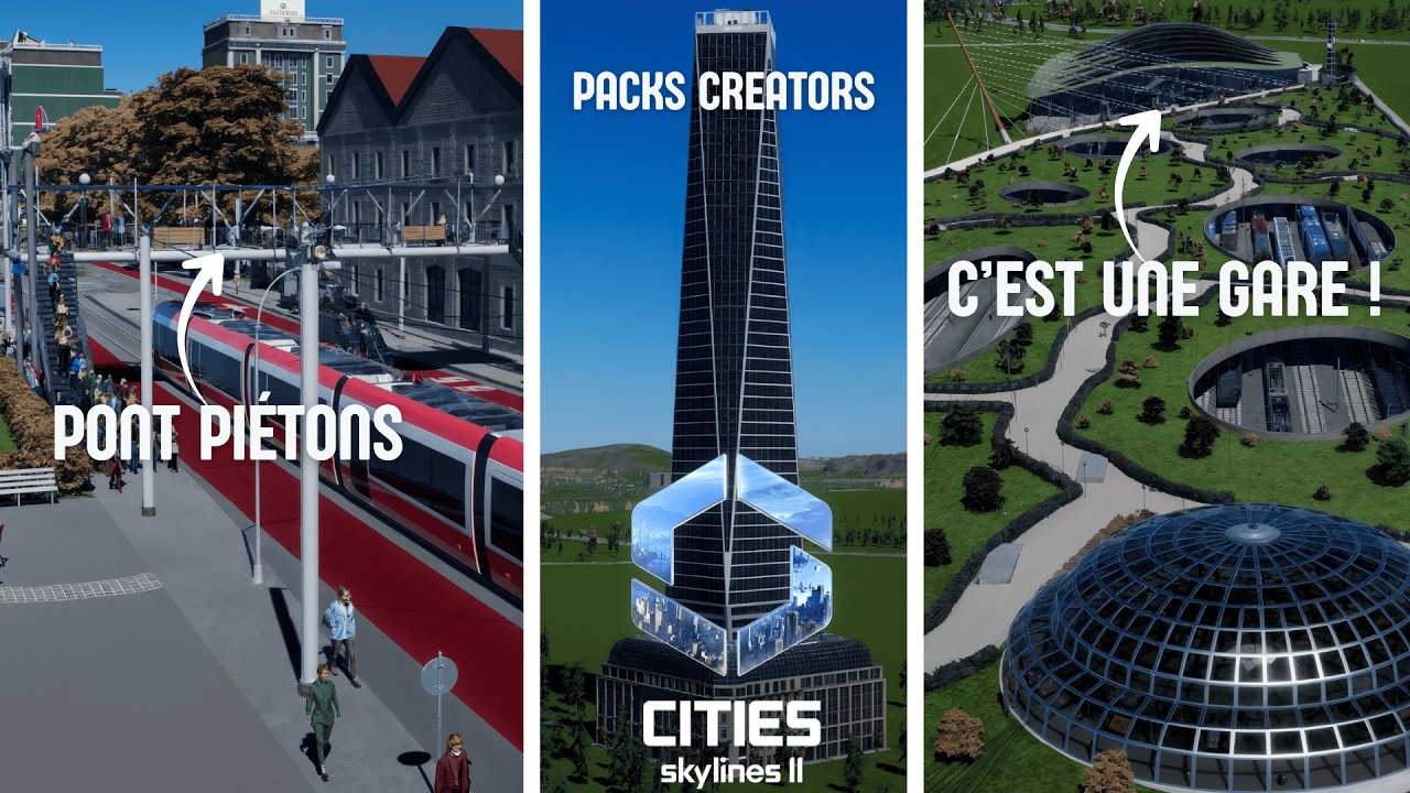 CITIES SKYLINES II DEVIENT COMPLET ?? Découverte des 2 nouveaux packs !