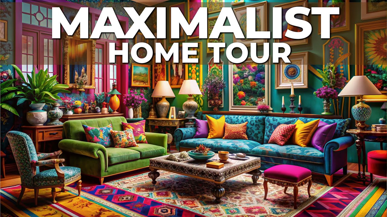 Maximalist Home Tour! Bold Decor and Colorful Spaces &ndash; 2024
