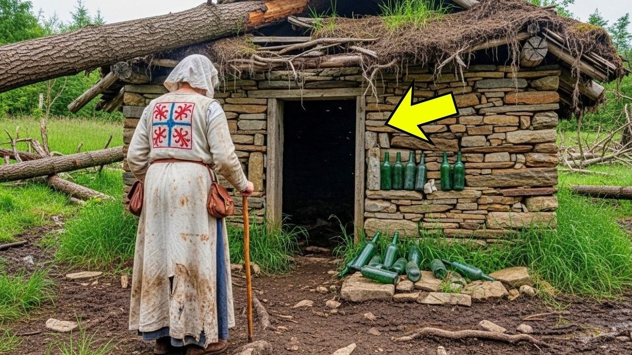 Eine KRANKE WITWE kauft eine VERLASSENE HÜTTE, und findet ALTE PHIOLEN in den Wänden, die können…
